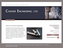 Tablet Screenshot of chesserengineering.co.uk